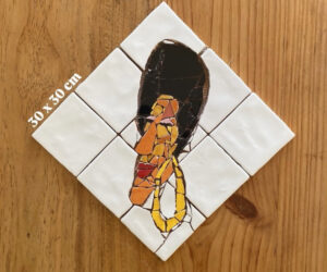 Dona somrient(30x30 cm)